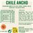 Chile Ancho seco El Sarape 100g-trasera