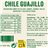 Dried Guajillo Chili El Sarape 100g-lateral