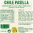 Chile Pasilla seco El Sarape 3kg-lateral