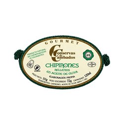 Calamars farcis à l'huile d'olive 111 g. 4/6 pcs Conservas de Cambados