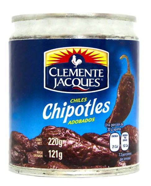 Clemente Adobo Chipotles 220g-trasera