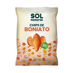 Organic Sweet Potato Chips gluten-free 75g Sol Natural