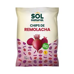 Organic Beetroot Chips Gluten-Free 75g Sol Natural