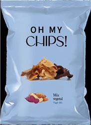 Mélange de légumes Chips, Oh my Chips (6 unités)