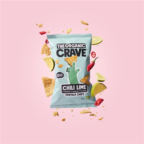 Chips Tortilla Protéicos BIO Chilli Lima-izquierda