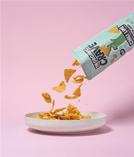 Chips Tortilla Protéicos BIO Chilli Lima-trasera