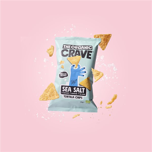 Chips de tortilla protéicos BIO con sal marina-detalle