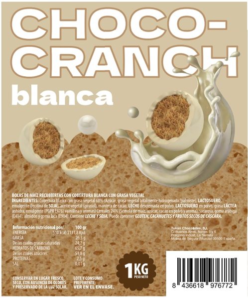 CHOCOCRANCH BLANCO ECONOMIC 1 KG-detalle