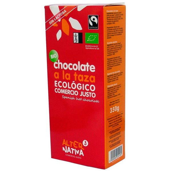 Bio hot chocolate 350 g Alternative 3-lateral