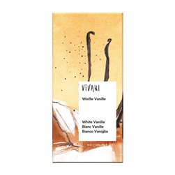 White Chocolate with Bourbon Vanilla Organic 80g Vivani