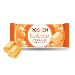 Chocolat "CARAMEL BUBBLE" poreux ROSHEN 80g