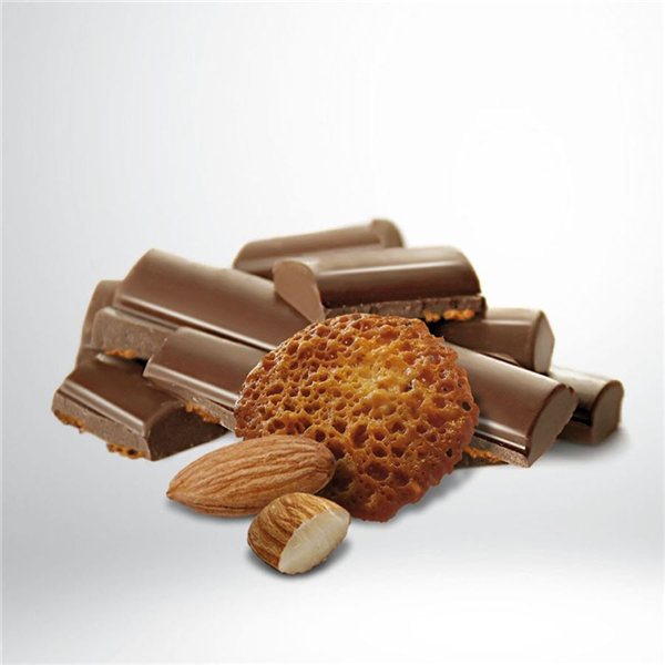 Chocolate con leche 42% con tejas de almendra, Rafa Gorrotxategi-izquierda