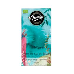 Chocolate Flor de Sal de Ibiza 70g Organiko