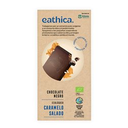Chocolat noir eathica. Caramel Sal BIO 100 g