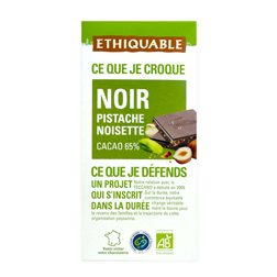Organic Dark Chocolate Pistachio Hazelnut 100g
