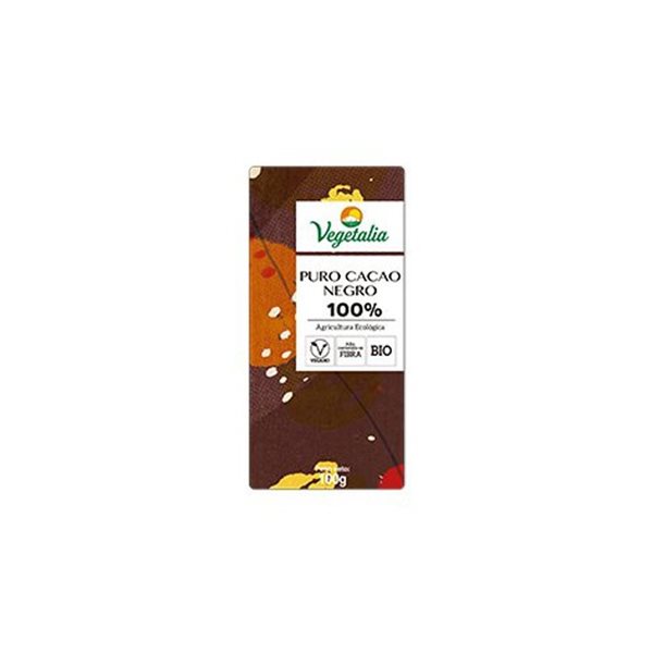 Reiner 100% Bio-Schokolade aus dunkler Kakaomasse 100g Vegetalia-detalle