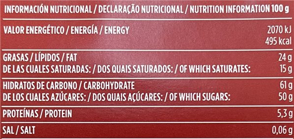 Chocolate valor para hacer a la taza con cacao natural-detalle