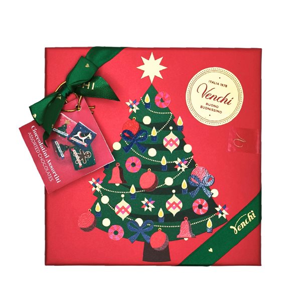Chocolates surtidos árbol de Navidad 'Venchi'-detalle