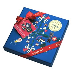 Chocolats assortis étoile de Noël 'Venchi'