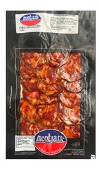 Chorizo Cular Iberico Extra in Scheiben geschnitten Montjam · 90 g