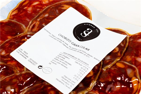 Chorizo Gran Cular 100gr Pack 3 unidades-trasera