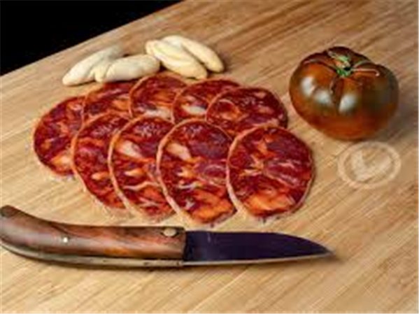 Iberian Bellota Chorizo Guijuelo-detalle