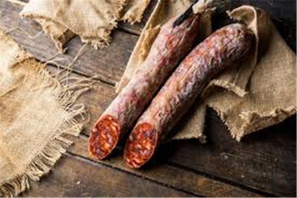 Iberian Bellota Chorizo Guijuelo-lateral