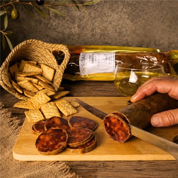 Chorizo ibérico de bellota-izquierda