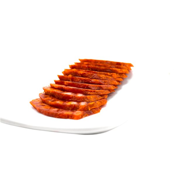 Chorizo ibérique de bellota Tartessos-detalle