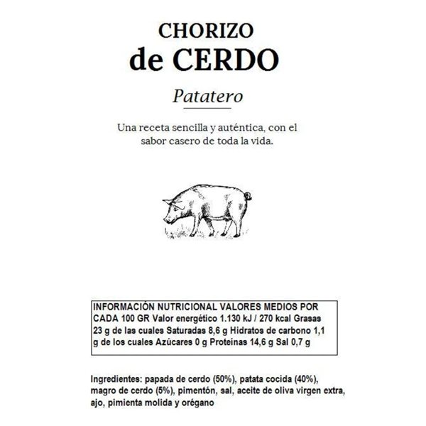 Chorizo patatero-izquierda
