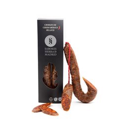 Scharfer iberischer Schweine-Chorizo