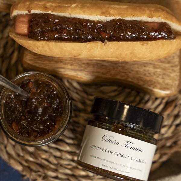 Chutney de cebolla y bacon 200g-lateral