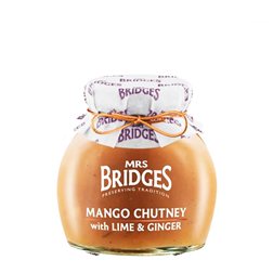 Chutney Mango Lima & Ginger 290g Mrs Bridges
