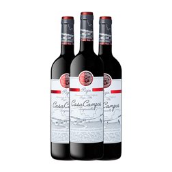 Cialu Casacampos Tempranillo Seco Rioja Joven 75 cl Vino Tinto (Caja de 3 unidades)