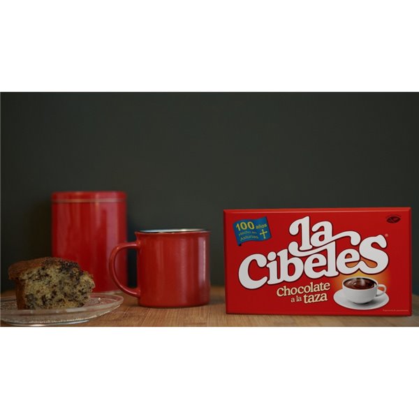 Chocolate a la Taza La Cibeles – Tableta Tradicional Hecha en Asturias, Sin Gluten-detalle