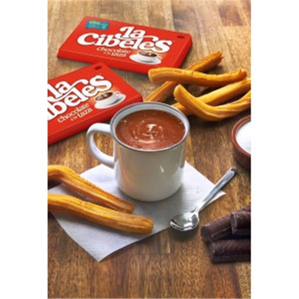 Chocolate a la Taza La Cibeles – Tableta Tradicional Hecha en Asturias, Sin Gluten-lateral