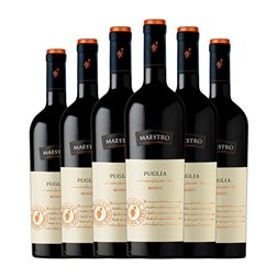 Cielo e Terra Maestro Trocken — Seco Puglia 75 cl Vino Tinto (Caja de 6 unidades)