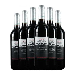 Cienvacas Tempranillo Seco Rioja Joven 75 cl Vegano Vino Tinto (Caja de 6 unidades)