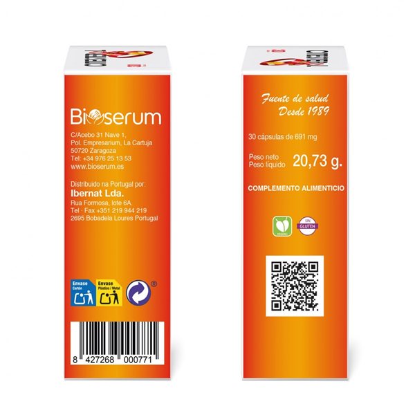 Citesterol Berberine tocotrienols 30 capsules Bioserum-lateral