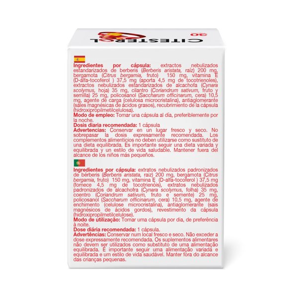 Citesterol Berberine tocotrienols 30 capsules Bioserum-trasera