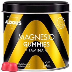 Citrato de Magnesio Gominolas 1340mg + Vitamina C 45mg Por Dosis Diaria - 120 Gominolas