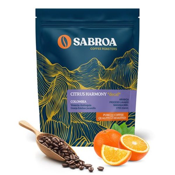 Citrus Harmony, Cafés Sabroa (Colombie) Décaféiné-lateral