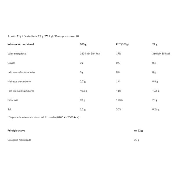 Collagène clair 308 g-detalle