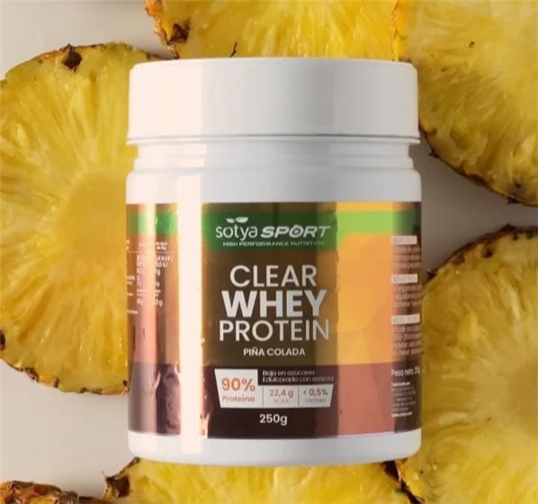 KLARES WHEY-PROTEIN PIÑA COLADA 250 g-trasera