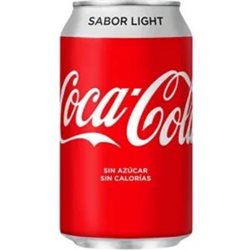 Coca Cola Light en canette de 33 cl (Pack de 24 unités)