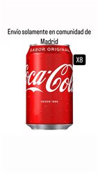 Coca Cola Angebot 8 Dosen 33cl. (Versand nur in der Gemeinschaft Madrid)