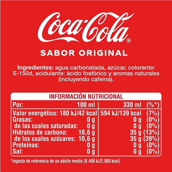 Coca Cola Original unidad (envío solamente comunidad de Madrid)-detalle