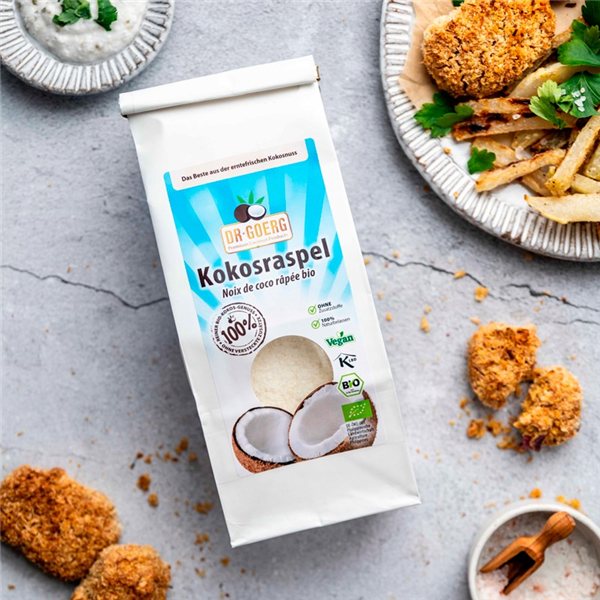 Noix de coco râpée fine écologique Dr. Goerg 300g-detalle