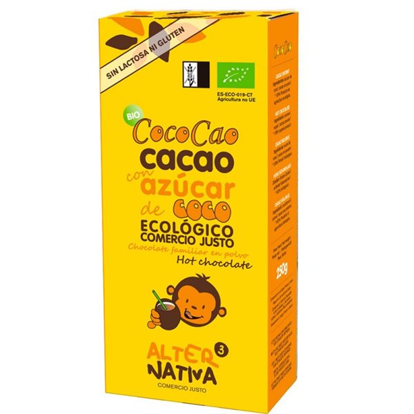 Cococao bio 250 g Alternativa 3-lateral