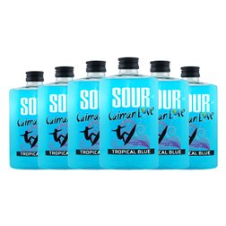 Cóctel Sour Antonio Nadal Caiman Love Petaca 35 cl Blue Tropic (Caja de 6 unidades)